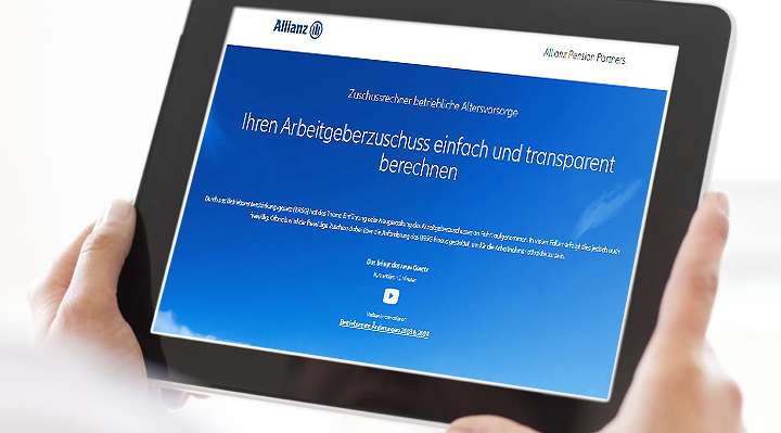 Allianz - Zuschussrechner