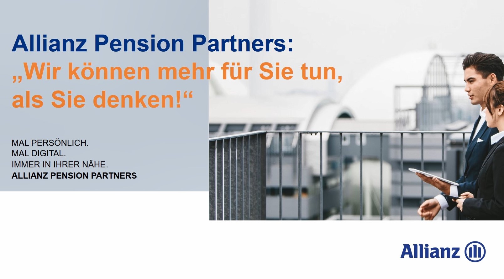 Allianz Pension Partners - Vorstellung Konzeption und Consulting