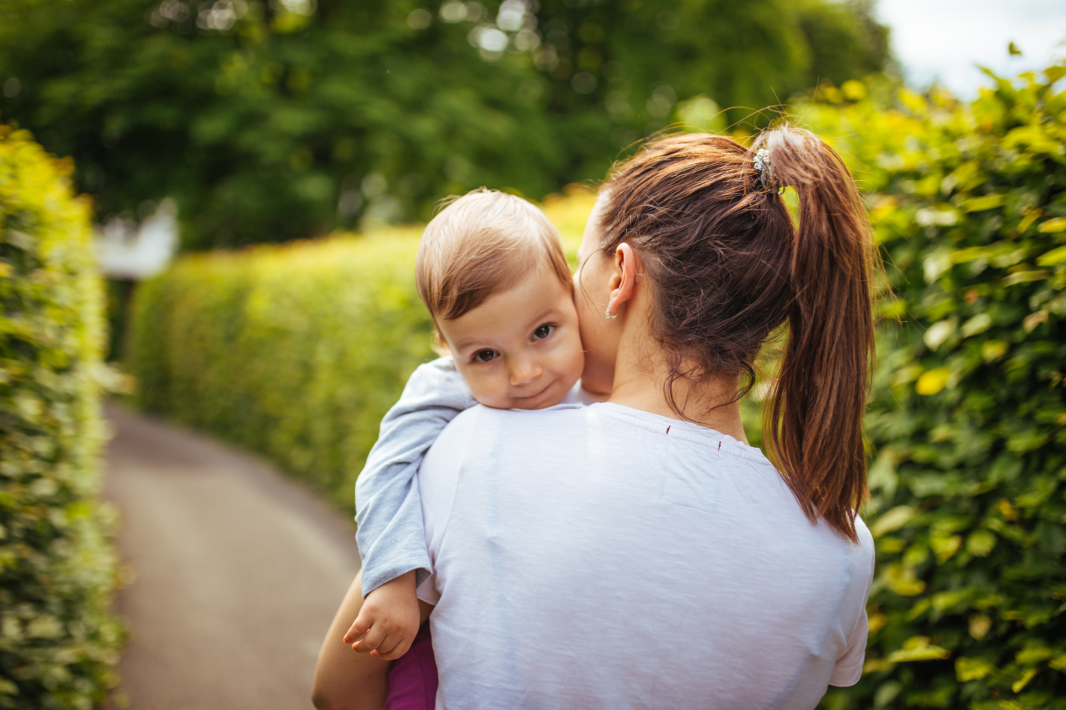 Mutter mit Baby